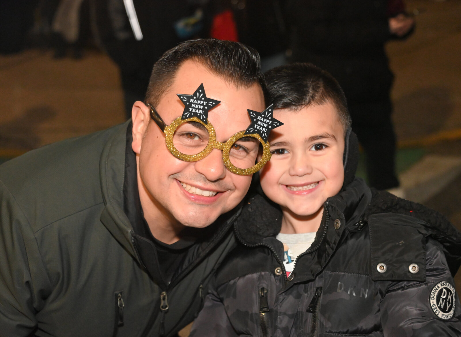 Huge Crowds at the Village of Lindenhurst New Year’s Eve 2024 Ball Drop