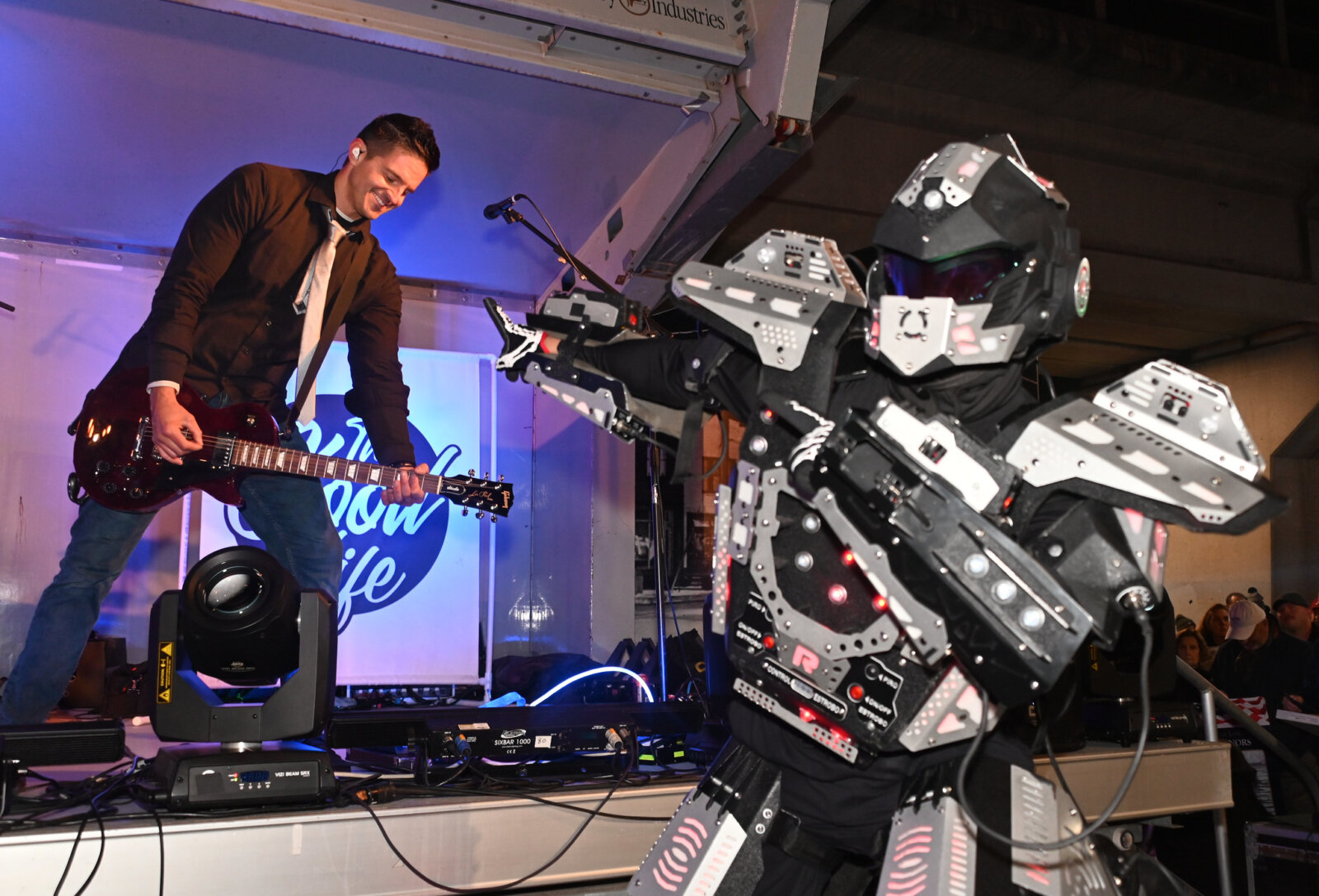 Huge Crowds at the Village of Lindenhurst New Year’s Eve 2024 Ball Drop