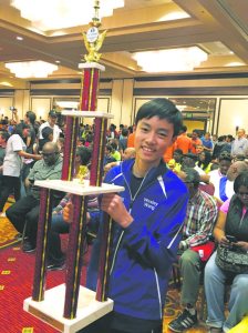 Wesley Wang was named National Junior High co-champ.