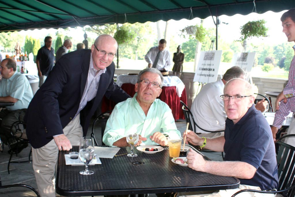 Pictured from left to right: Joe Graci, board treasurer; Anthony Caporrino, managing partner at Grodsky, Caporrino & Kaufman, LLP; and Anthony Graci, partner at the same firm. They are long-time supporters of The Center.
