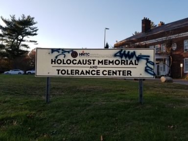 Holocaust Center Graffiti_A