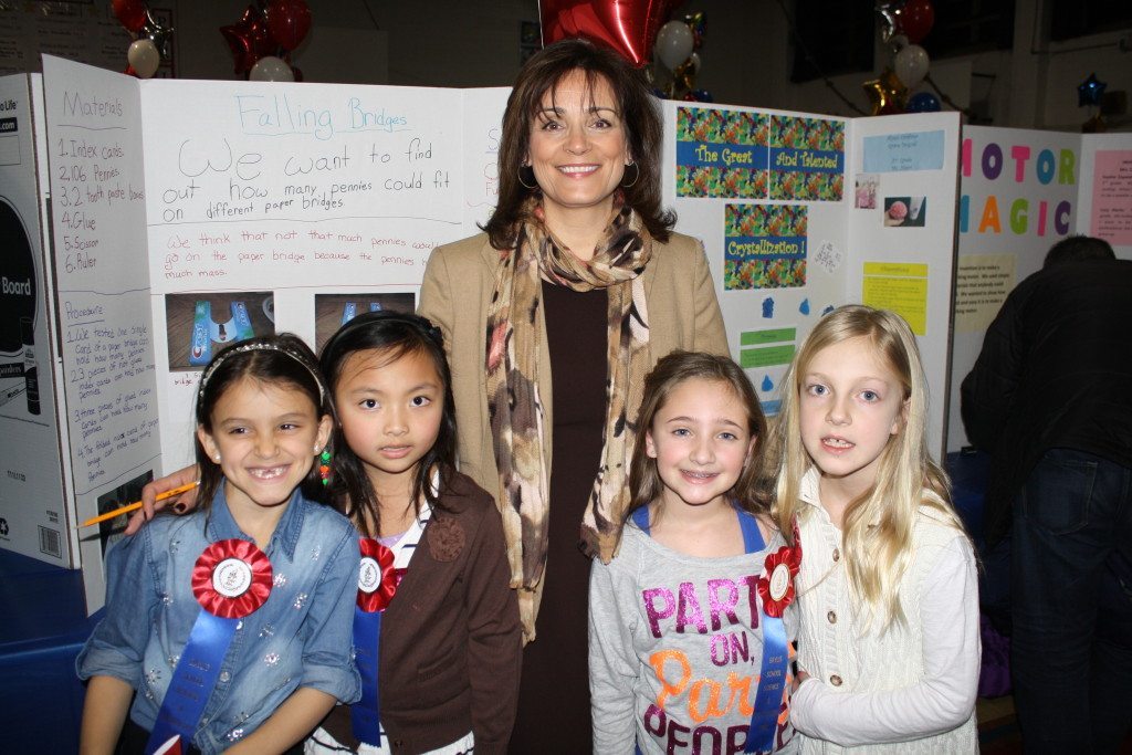 Principal Greiner was very impressed with all the scientists!