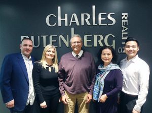 From left: Charles Rutenberg Realty’s Carmine Avellino Jr., Riva Nahmiyas, Joe Moshe, Ann Lee and Kevin Leung  (Photo by Chris Boyle)