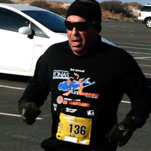 Determined finisher Steve Jonas