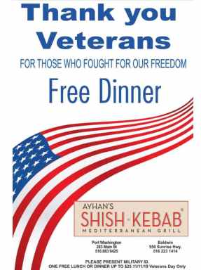 Ayhans Veterans Day