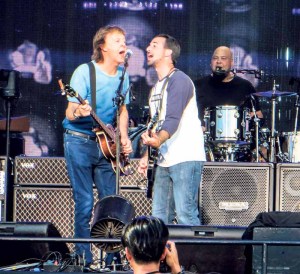 Paul McCartney invited Oyster Bay music teacher James Liverani during a sound check at MetLife Stadium.
