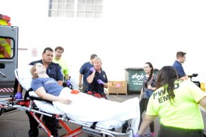 Fire Medics in action.