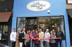 As pictured, from left: Chef Barret Beyer, Katherine Crean, Bobbie Polay, Bill Gordon, Councilwoman Dina De Giorgio, Chef Melissa Schaefer, Ariana Sileo, William Sileo, owner Lauren Scheele, Mitch Schwartz, Louis Scheele, Mariann Dalimonte, Deirdre Heapps and David Heller. (Photo by Jerry Baldassaro)