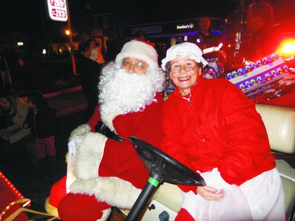 Santa and Mrs. Claus were the special guests of the evening.