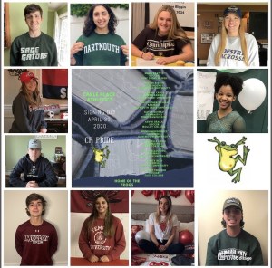 Carle Place Students Sign Letter of Intent 1
