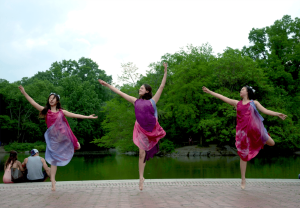 From left: Rachel Wong, Tess Ramos-Dries and Sarah Wong (Photo by Melanie Futurion)