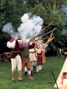 The Huntington Militia presents a colonial encampment.