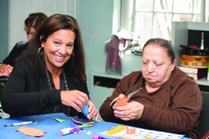 Leslie Grama Shapiro, LCSW, program coordinator, and Debra Kalatziadeh