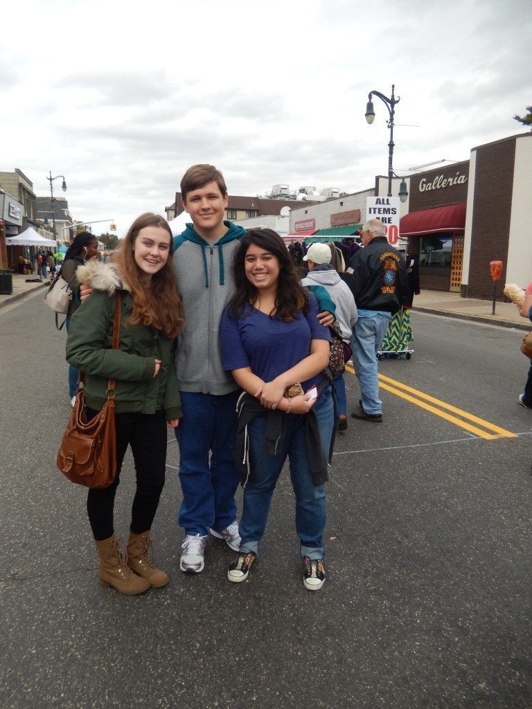 Friends enjoyed time at the fair.