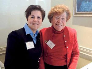 Raffaella Marciari and Diane Harragan