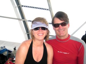 Dr. Scott Rex and his Port-bred wife, Laura, take precious moments out of their busy schedule to go scuba diving, a passion second only to his career as a Port Washington physician.