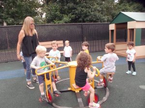 On the big playground