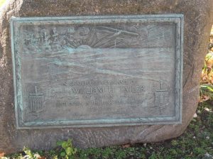The William H. Tailer plaque at the Roslyn Clock Tower