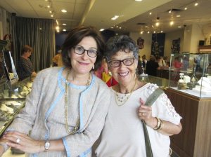 Esther Fortunoff with Bonnie, a member of the Staten Island JCC