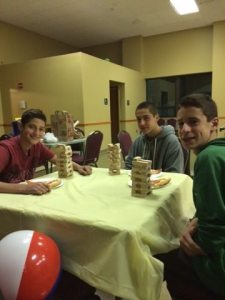 Jenga is fun for the FFF.