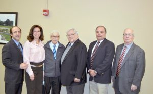 Board members with Gino Papa 