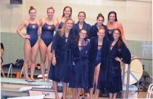 Girl’s Varsity Swim team seniors