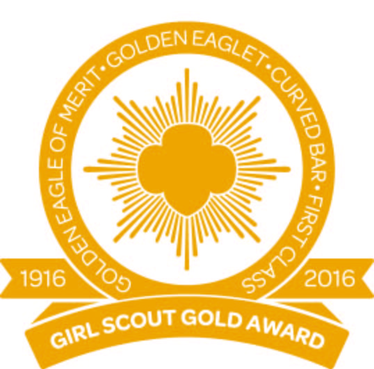 Gold Award 100 Anniversary Logo