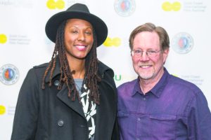 Chamique Holdsclaw and Rick Goldsmith