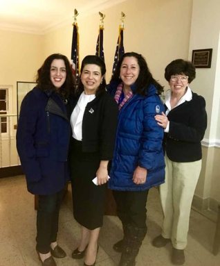 HateCrimeTownHallA Janet Esagoff, Anna Kaplan, Natalie Bloch Langner, Toby Katz