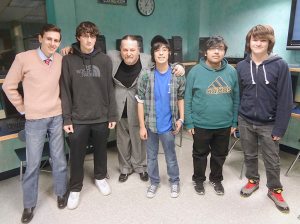 From left: Jacob Mariani, John McCormack, Chris Brogan, Tim Meyn, Adnan Thair and Frank Lopez