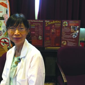 Sue Tsae Tiaug is a diabetic educator from Lincoln Hospital in the Bronx.