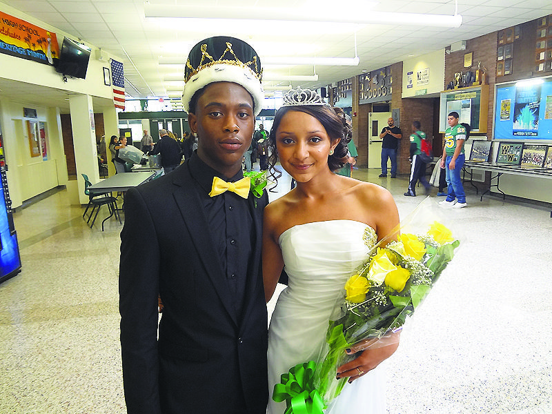 Homecoming King Ty Kim and Jessica