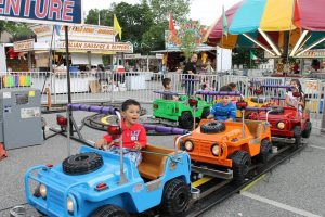 Children enjoyed the rides at the festival (Photos by Christa Speranza)