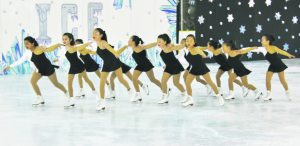 Synchronized teams are popular for more advanced figure skaters. (Photo by Michele Siegel)