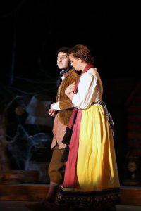 The Baker (Jonathon Schindler) and his wife (Isabella Malfi) sing “It Takes Two” in a rare moment of appreciation for their lives and relationship.