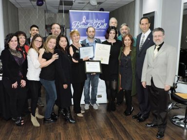 JA-Recognition of Monroe Dean Salon for their Support of Mondays at Racine Cancer Support Initiative