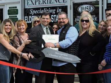 JGP-Massapequa Chamber of Commerce Ribbon Cutting Ceremony for Friends For Life Homecare