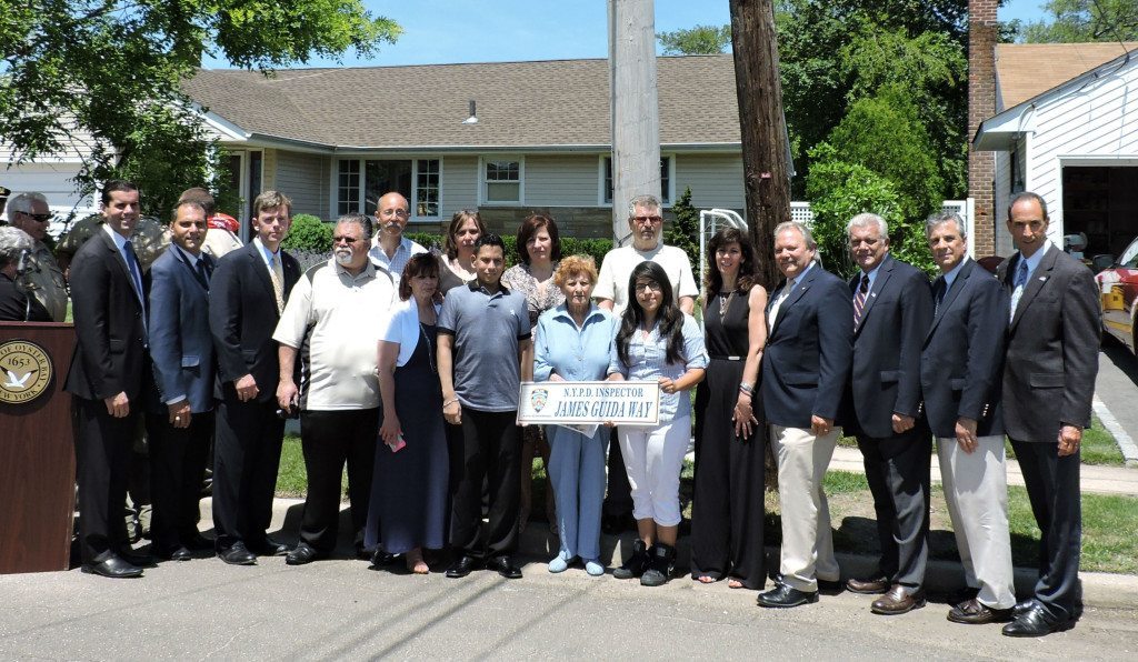 JV, JDM, JA- Massapequa Street Sign Dedication in Honor of NYPD Inspector James Guida.doc