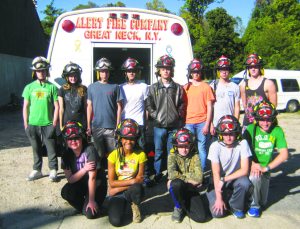 (From left, top row): Captain Conner Campbell, 1st Lieutenant Julia Rietbroek, 2nd Lieutenant Ryan Motchkavitz, Andrew Giogaia, Anthony Giogaia, Dan Ross, Charlie Judson, Dustin Schwartz; (bottom row): Julia Motchkavitz, Lorna Wade, Nicholas Rietbroek, James Modlin and Harrison Modlin