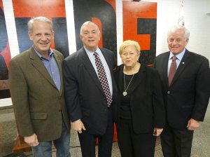 From left: Congressman Steve Israel, Roger Tilles of the New York State Board of Regents, Nassau County Legislator Judy Jacobs, Assemblyman Charles Lavine (Photos by Chris Boyle)
