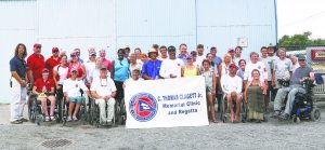 All the players at 2016 Clagett/Oakcliff Match Race, the first-ever match race for adaptive sailors. 