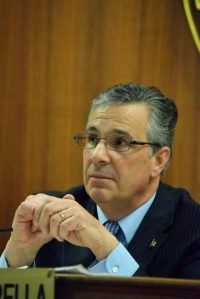 Interim Supervisor Joseph Muscarella presided over Tuesday’s regular board meeting. 