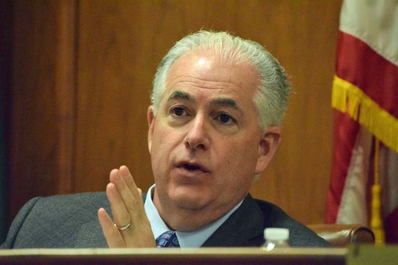 Councilman Chris Coschignano was absent at Friday’s special meeting.