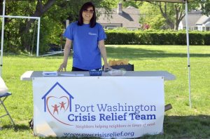 Vivian Moy of Port Washington Crisis Relief Team at PortFest 2014