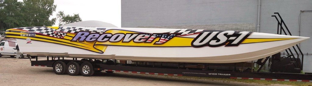 The 51-foot vessel before the race
