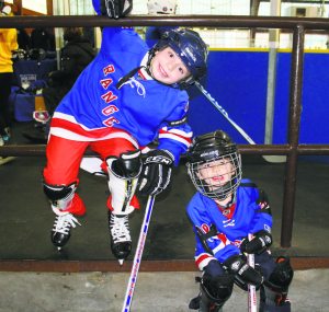 Hockey participants had fun on and off the ice.
