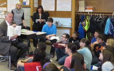 Regent Tilles reads at Fairfield
