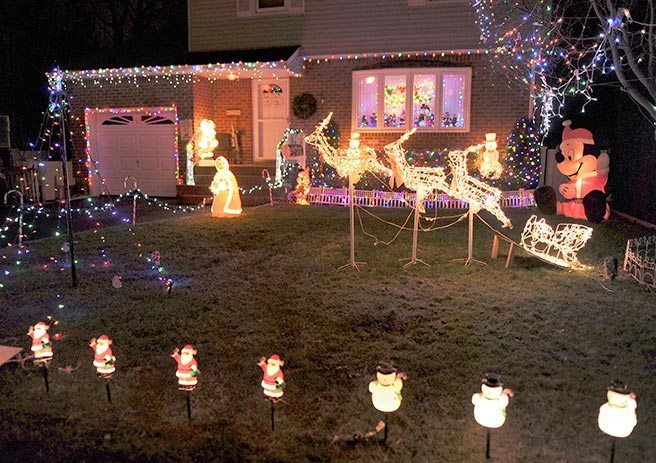A spectacular display on 220 Garden St.