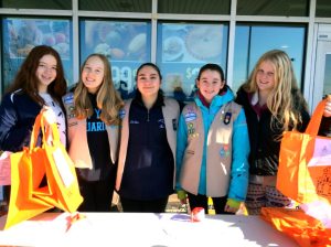 Senior Troop #424, who hosted the annual food drive