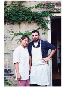 ShalomJapanA Chefs and owners Aaron Israel and Sawako Okochi 733x1024 1